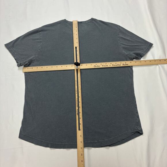 Buck Mason Curved Hem Slub Cotton Short Sleeve T Shirt Men's Large - Picture 3 of 8